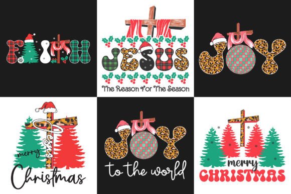 Download Jesus Cross Christmas Sublimation Bundle - Sublimation Collection