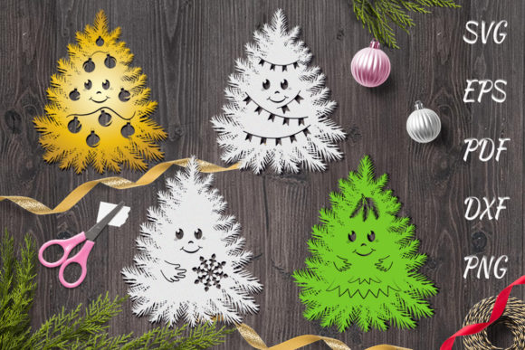 Download Christmas Trees. Cutting and Sublimation - Sublimation Collection